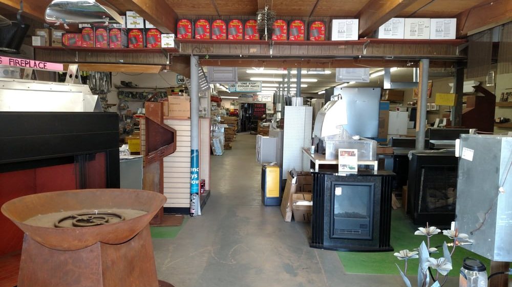 Inside the Mesa showroom under the arched roof